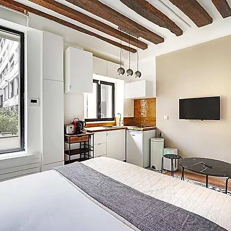 Classy Loft - Marais Bastille Daire Paris